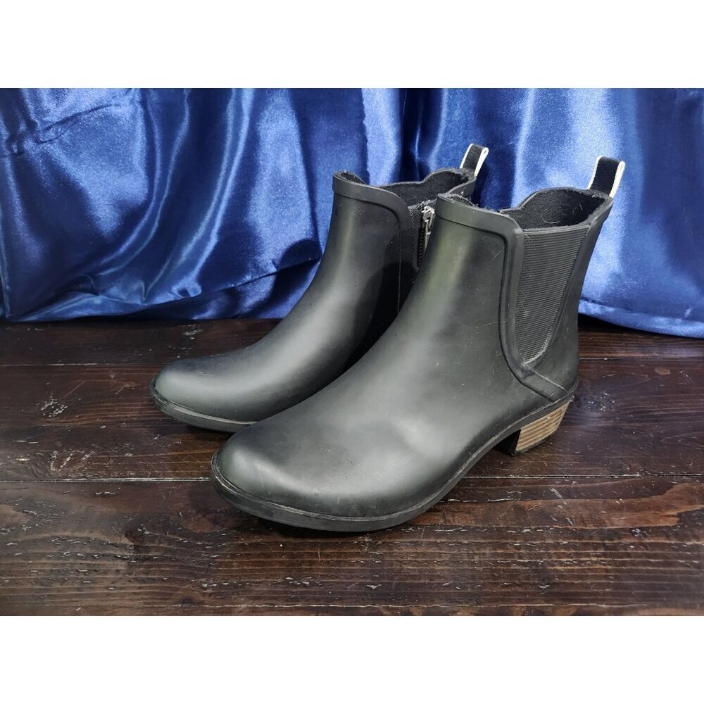 Lucky Brand Basel H2o Black Rain Boots Womens Size 8m